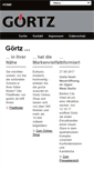 Mobile Screenshot of goertz-corporate.de